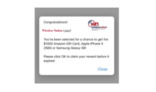 Pop up scam NZ