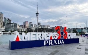 Americas cup display in Auckland