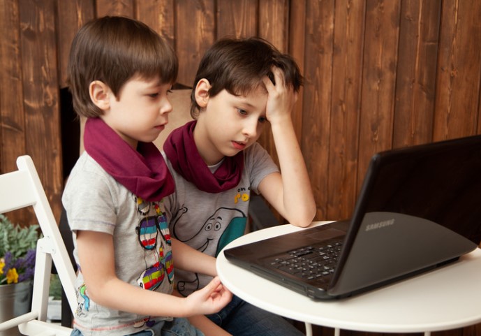 Frustrated boys Remote Working 2